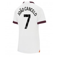 Manchester City Joao Cancelo #7 Fotballklær Bortedrakt Dame 2023-24 Kortermet